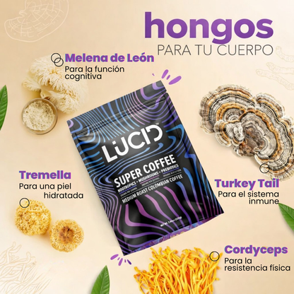 Café Premium | Nootrópicos+Hongos funcionales