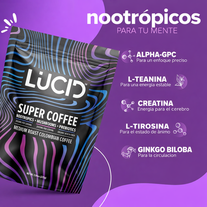 Café Premium | Nootrópicos+Hongos funcionales